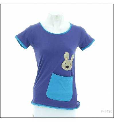 Kaos Cewek Bergambar Lengan Pendek Allz