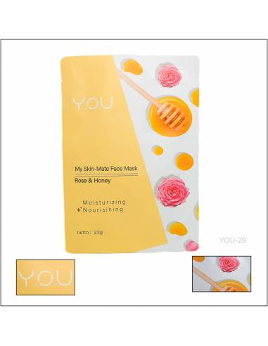 Masker Wajah Rose & Honey YOU