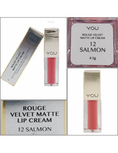 Rouge Velvet Matte Lip Cream 12 Salmon YOU