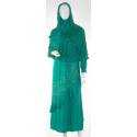 Longdress + Jilbab Muslim Cewek YIMEI